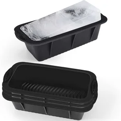 Ice Tray Mold Giant Jumbo Large Food Grade Silicone Ice Cube Popsicle Rectangular Tray Mold Silicone Ice Maker Ice Cube Moulds