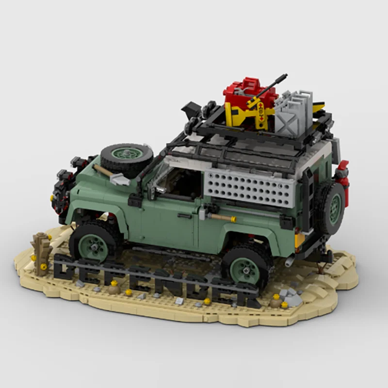 على الطرق الوعرة مركبة Moc قوالب بناء وحدات lassic على الطرق الوعرة تكنولوجيا المركبات كتل عيد الميلاد لتقوم بها بنفسك لعبة هدايا البناء #3