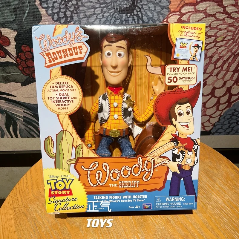 

Disney Pixar Toy Story 4 Woody Jessie Buzz Lightyear Talking Action Figures Cloth Body Model Doll Limited Collection Genuine