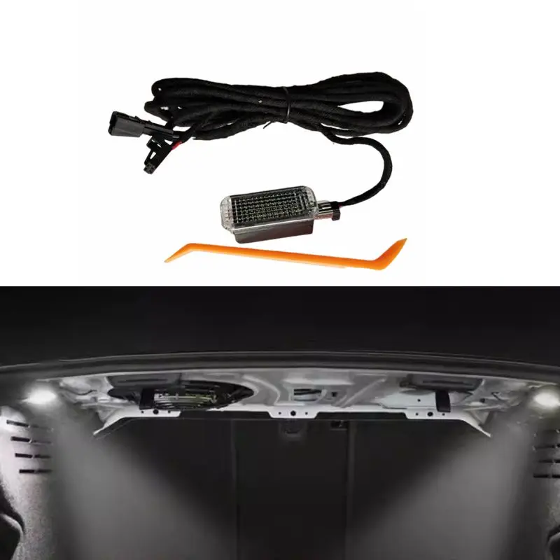 Led Luggage Compartment Interior trunk Light For 2016-2024 Audi A4 S4 B9 Sedan S4 B9 Sedan A3 S3 RS3 8Y Q2 W/wiring harness