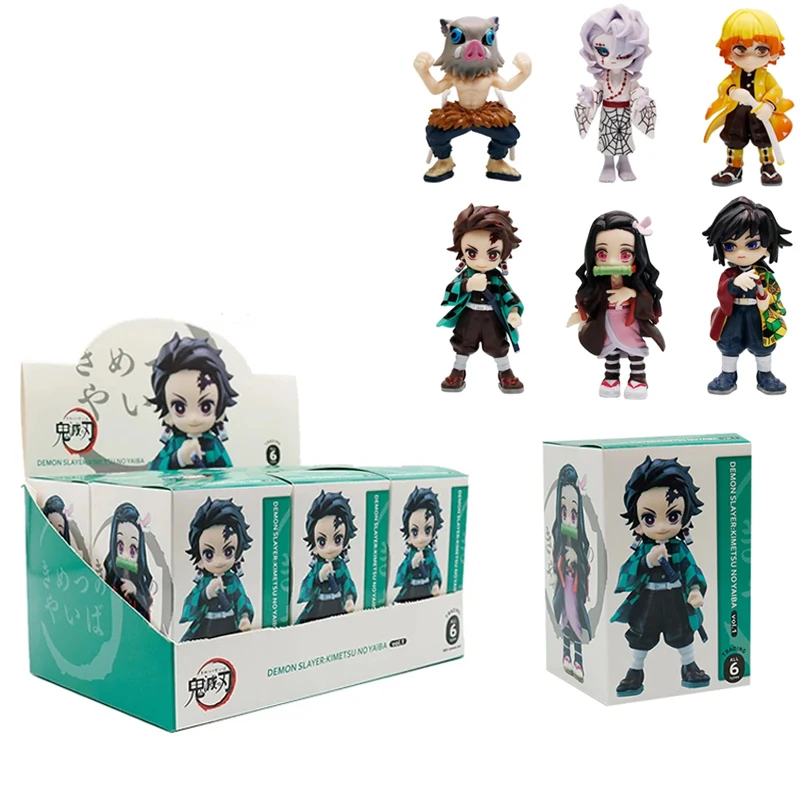 

НОВИНКА: Набор из 6 фигурок аниме «Истребитель демонов» (Tanjiro Kamado, Nezuko), коллекционные фигурки из ПВХ, украшение, подарок для детей на Рождество и Хэллоуин