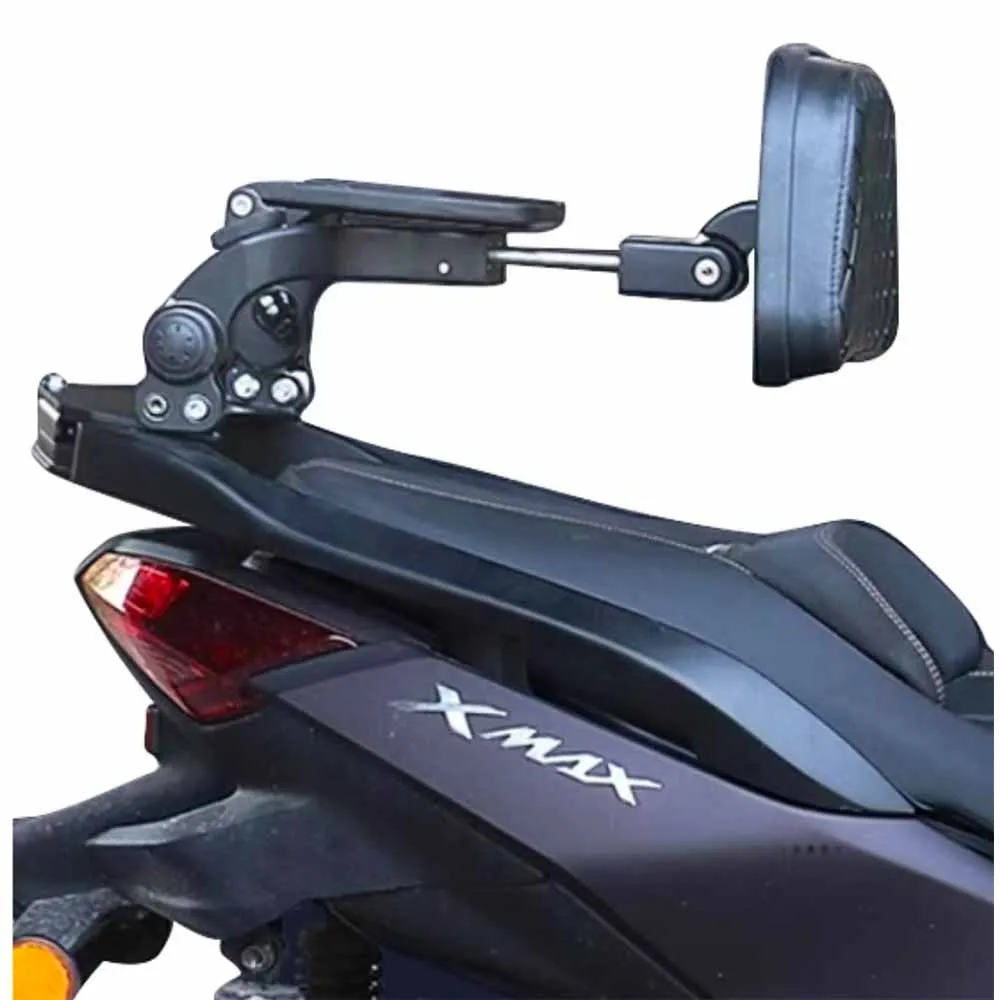 For Yamaha XMAX 300 XMAX300 Motorcycle aluminum alloy folding backrest, lumbar support, tail fin modification parts