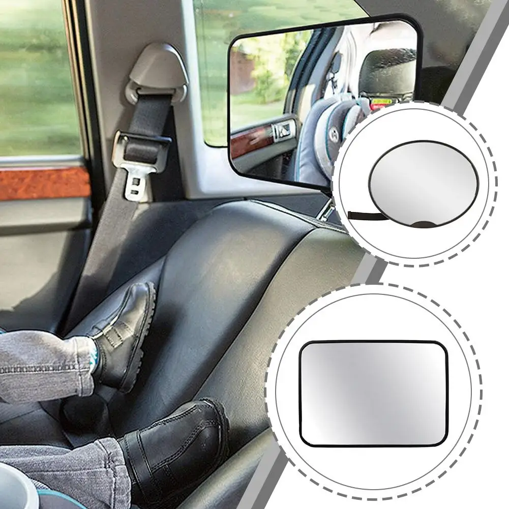 Cermin Bayi Mobil Kursi Belakang Cermin Pandang Anak Permukaan Anti Silau Cermin Pandang Belakang Bayi Untuk Keselamatan Mengemudi Orang Tua