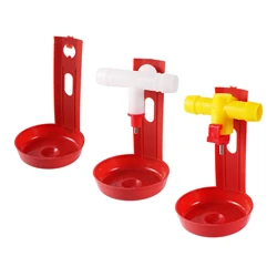 Chicken waterers Cup Farm Chicken coop Automatic Quail waterer Poultry Supplies Drinking fountain Water bowl 30 Pcs