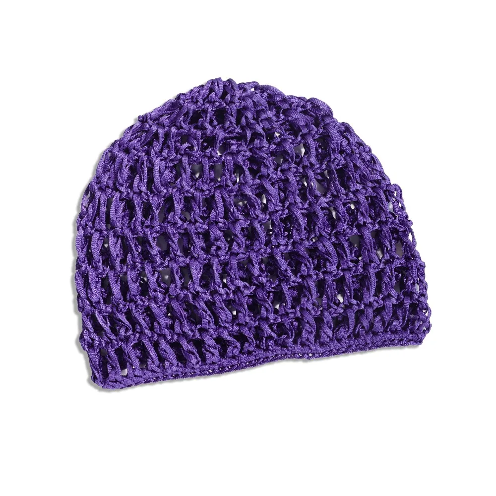 Simple Breathable Hair Net Cap Comfortable Crochet Cap Wig Caps Hollowout Mesh Chemo Cap Hats for Women