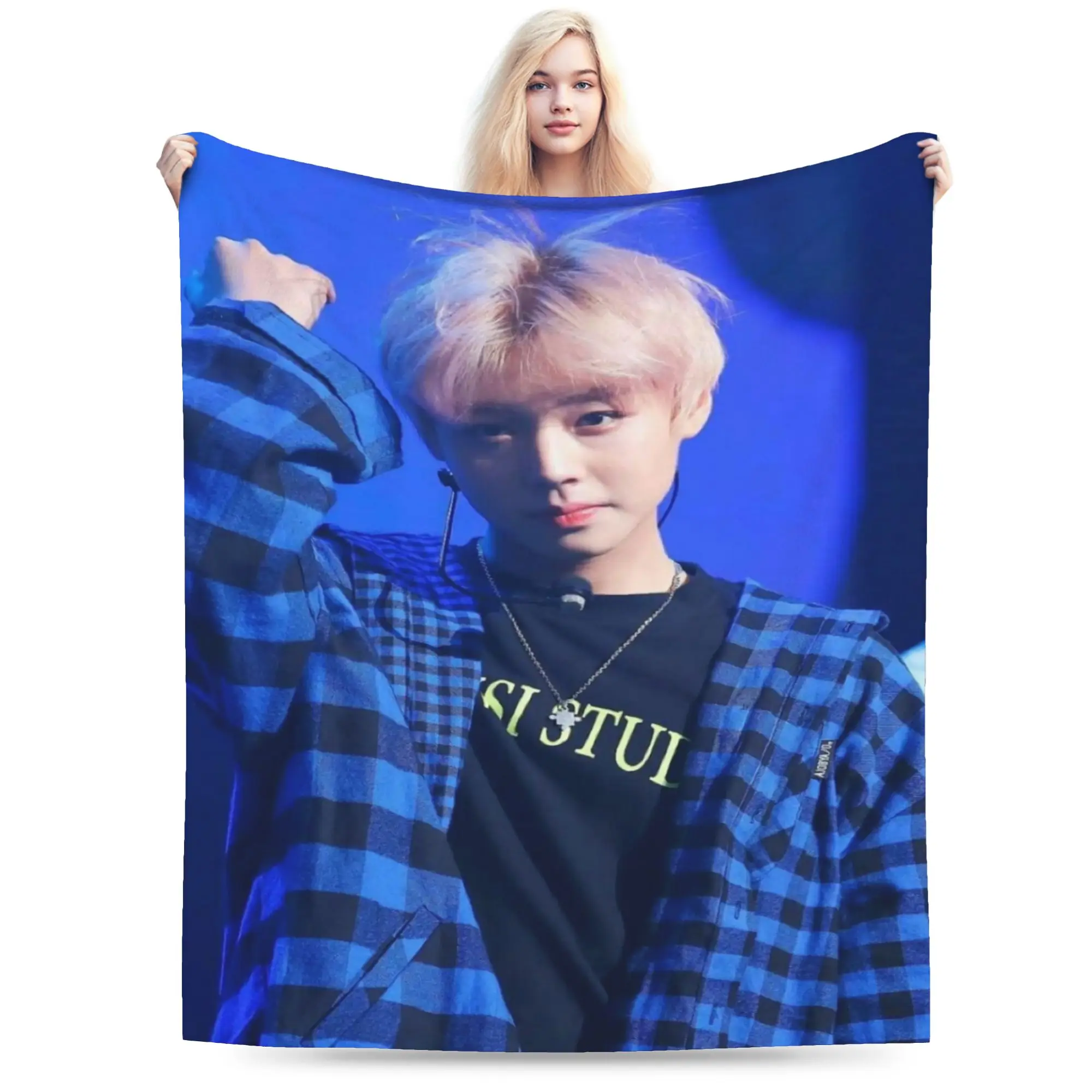 New Arrival Park Ji Hoon fan gift Blankets Soft Fleece  Cozy Throw Blanket Machine Washable