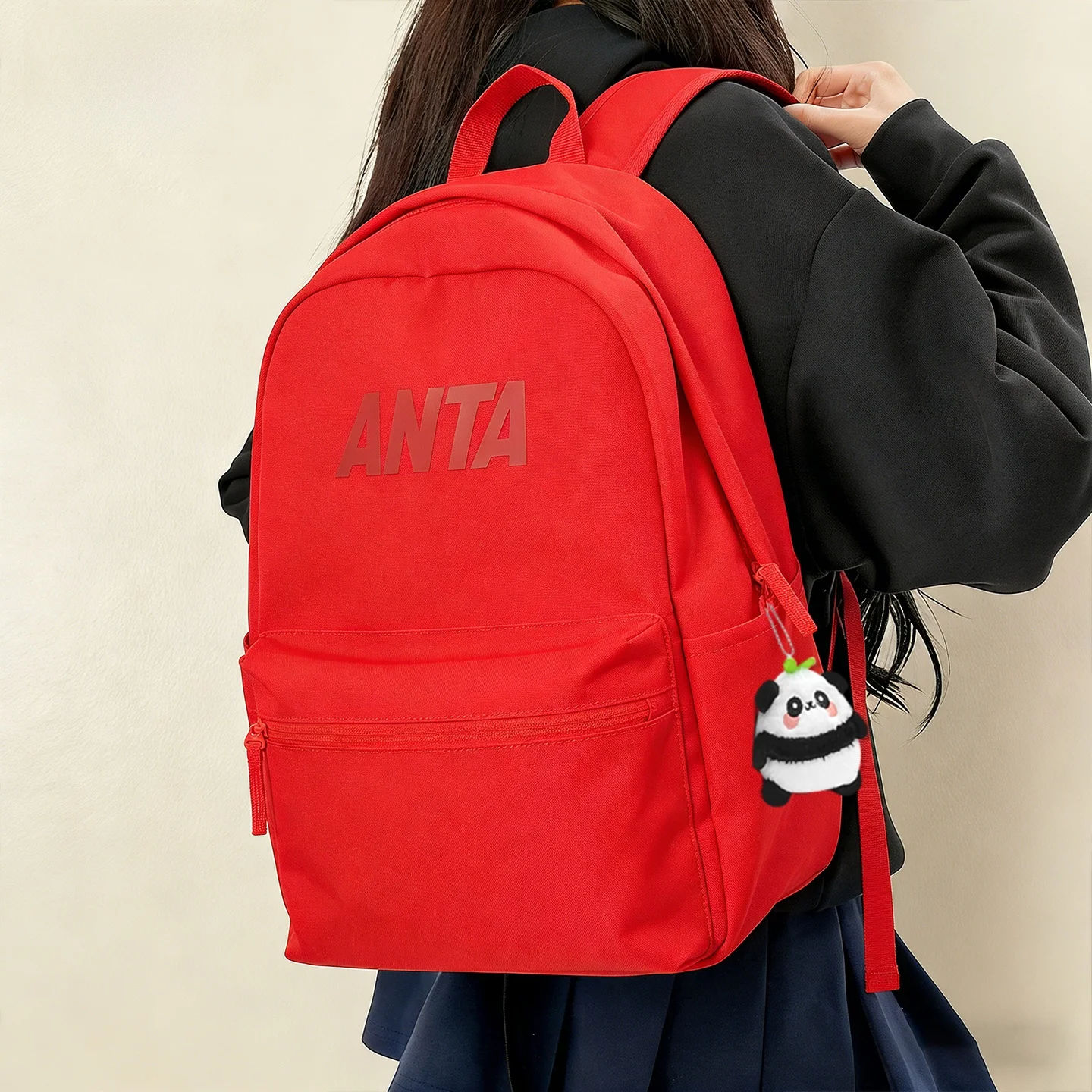 sac-a-dos-grande-capacite-pour-femme-sac-d'ecole-a-fermeture-eclair-rouge-nouvelle-collection-ete-sac-a-double-bandouliere-style-decontracte-et-simple