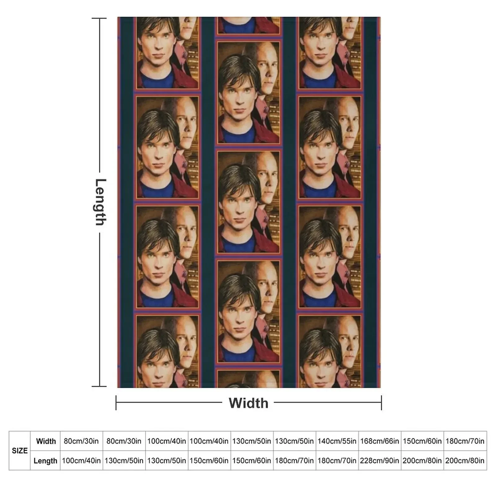 Smallville Awesome Throw Blanket Quilt Decorative Beds warm for winter bed plaid Giant Sofa Sofa Throw Blankets