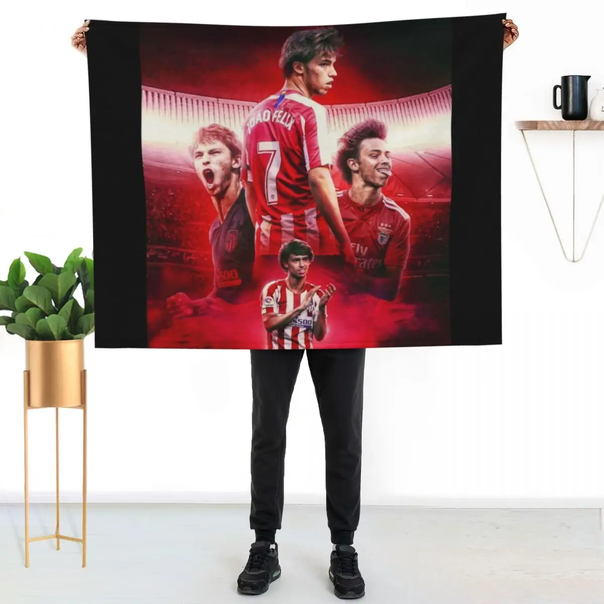 

Wallpaper Felix Art Throw Blanket Cozy Microfiber Throw Blanket for Home Bedroom