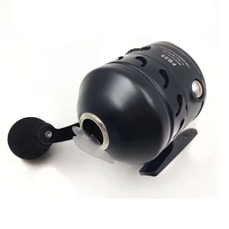 JG25/ FB25 Compound Bow Fishing Reel Slingshot Shooting Fish Closed Metal Wheel Outdoor Hunting Fishing Spinning Reel