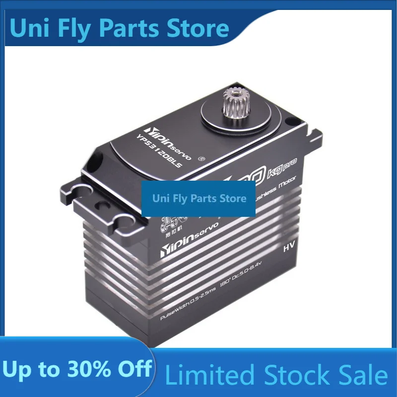 YIPINSERVO X120KG Waterproof Digital Servo Full Metal For 1/6 RC Truck Robot Arm DIYUniFly