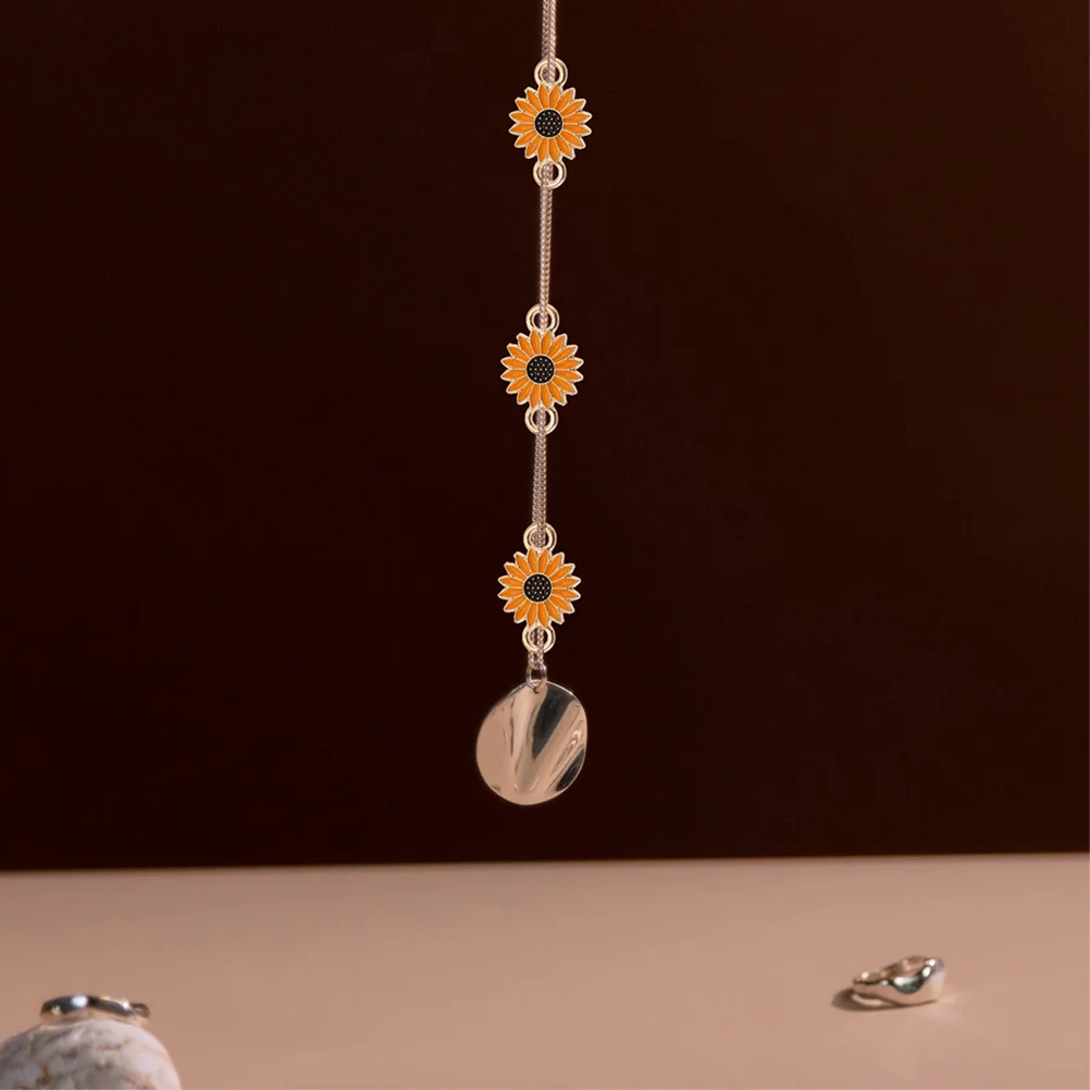 

10Pcs Double Hole Sunflower Pendant Charm Yellow Daisy Flower Charms for Jewelry Making DIY Necklace Bracelet Earring