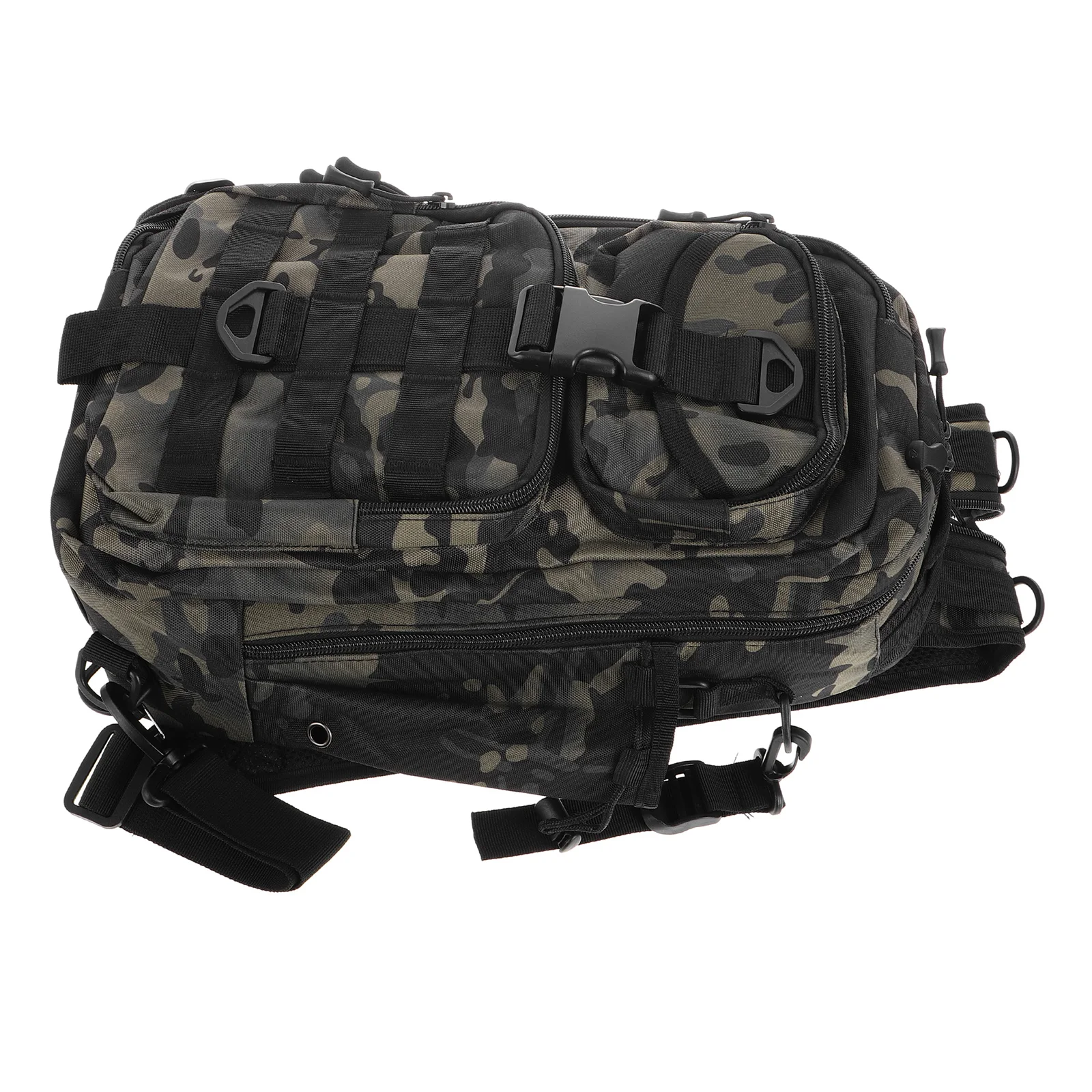 

Large Capacity Backpack Waterproof Tackle Outdoor Hiking Gear Storage Wear-Resistant Adjustable Straps Portable Travel