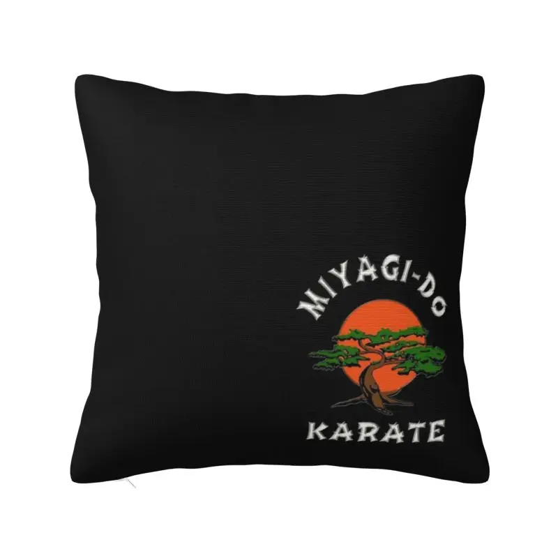 Miyagi Dojo Karate Kid Modern Throw Pillow Covers Living Room Decoration Cobra Kai Anime Manga Cushions for Sofa