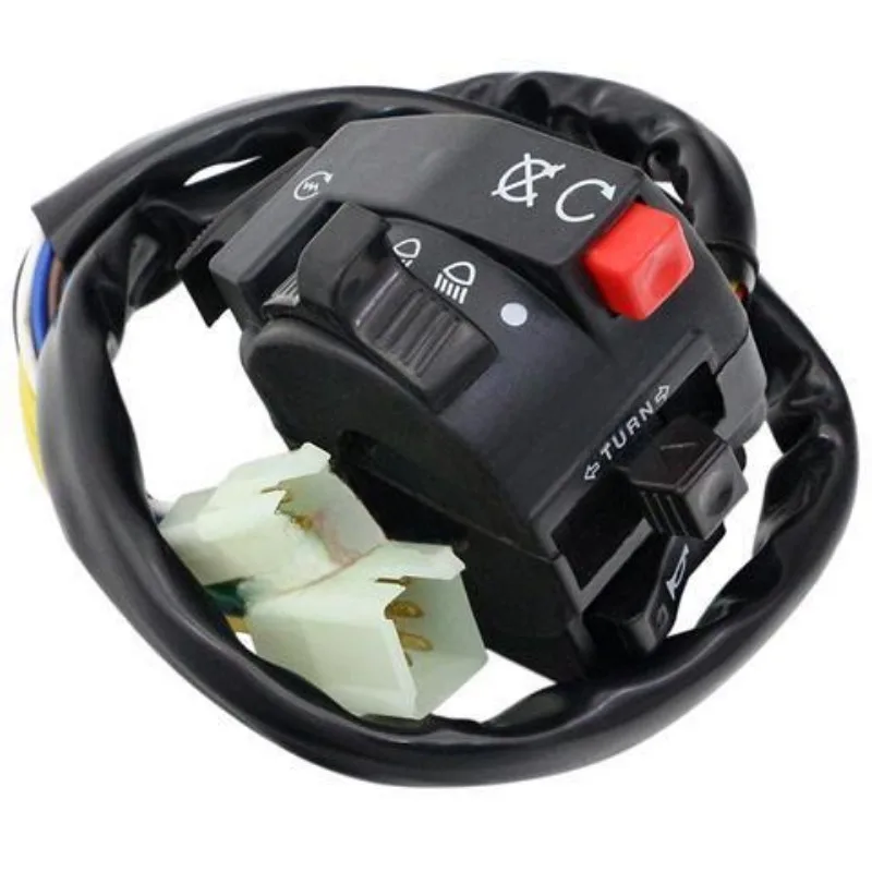 Motorcycle Electric Start Switch Horn Turn Signals Indicator Switch Far Near Light Button For ATV  Etc image 6