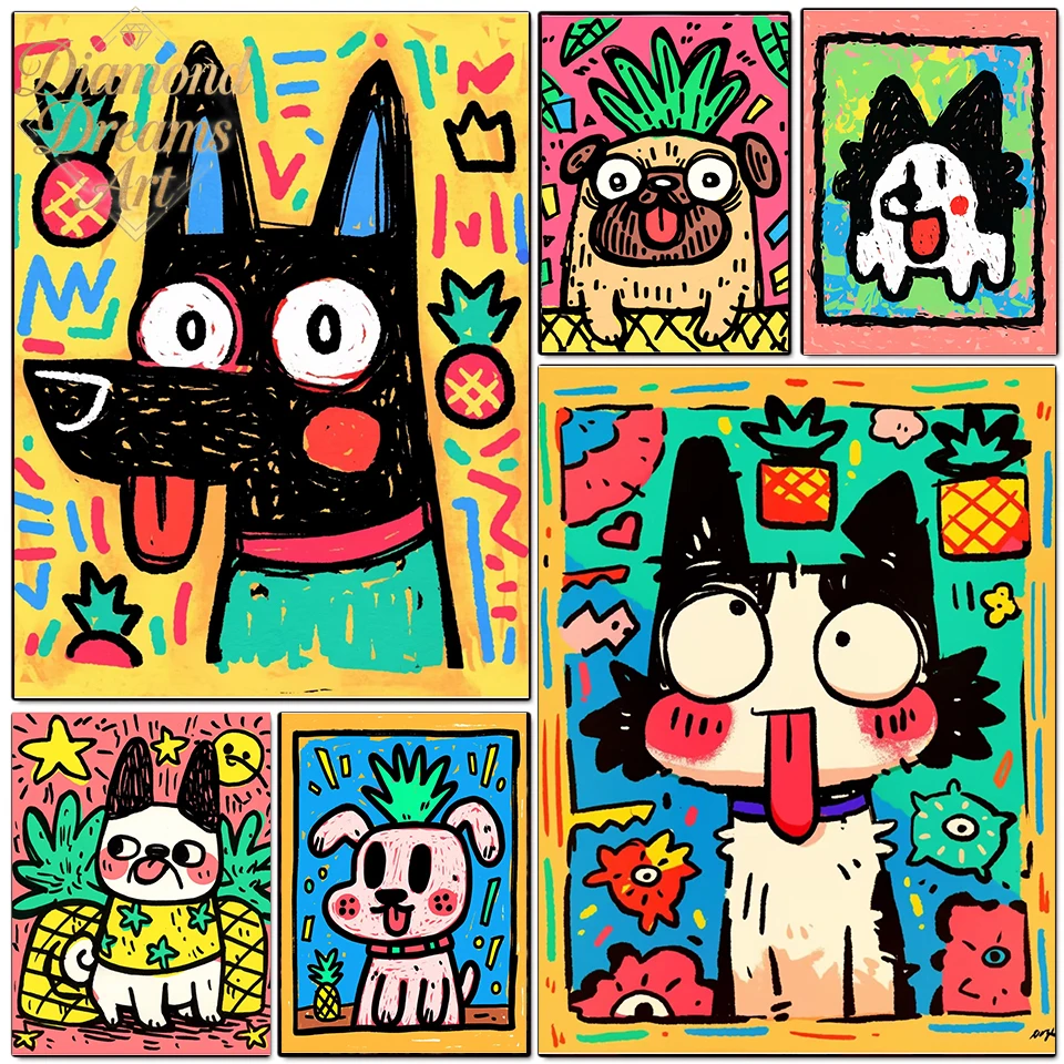 Embroidery Stitch - DIY Animal Diamond Painting Fun Animal