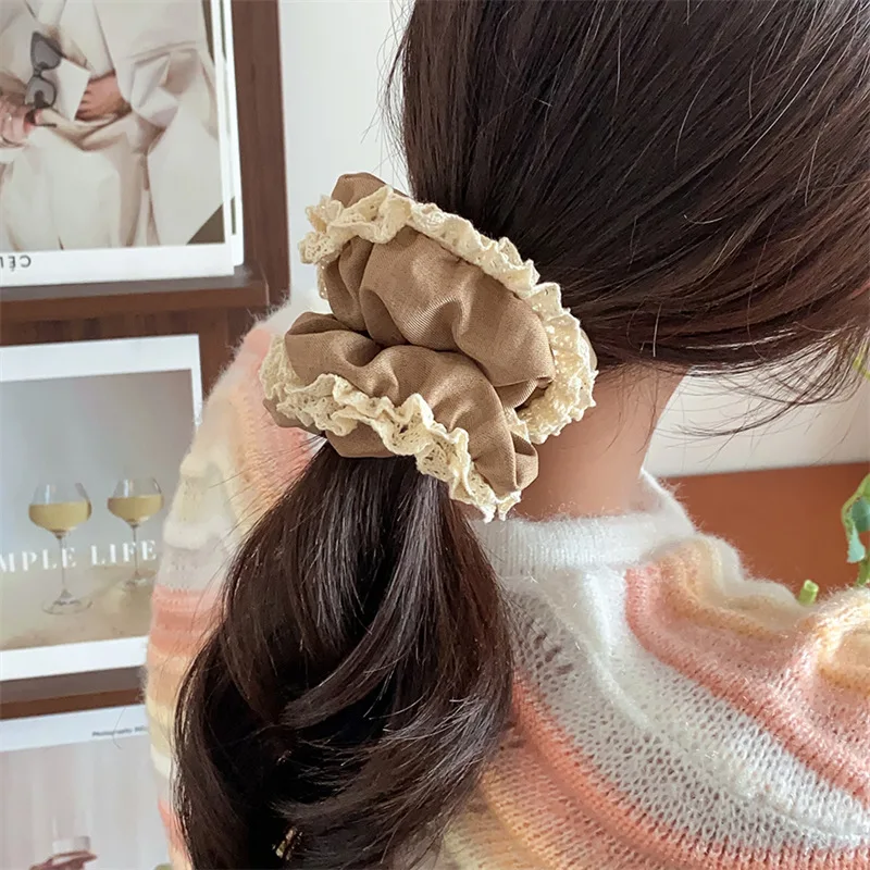 Gentle lace cloth princess palace wind large circle loretta girl lovely ins new hair accessories