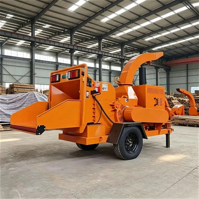 Dust Reduction Wood Chipper Shredder Environmentally Friendly Operation Customized Dust Removal Structure for Green Processing