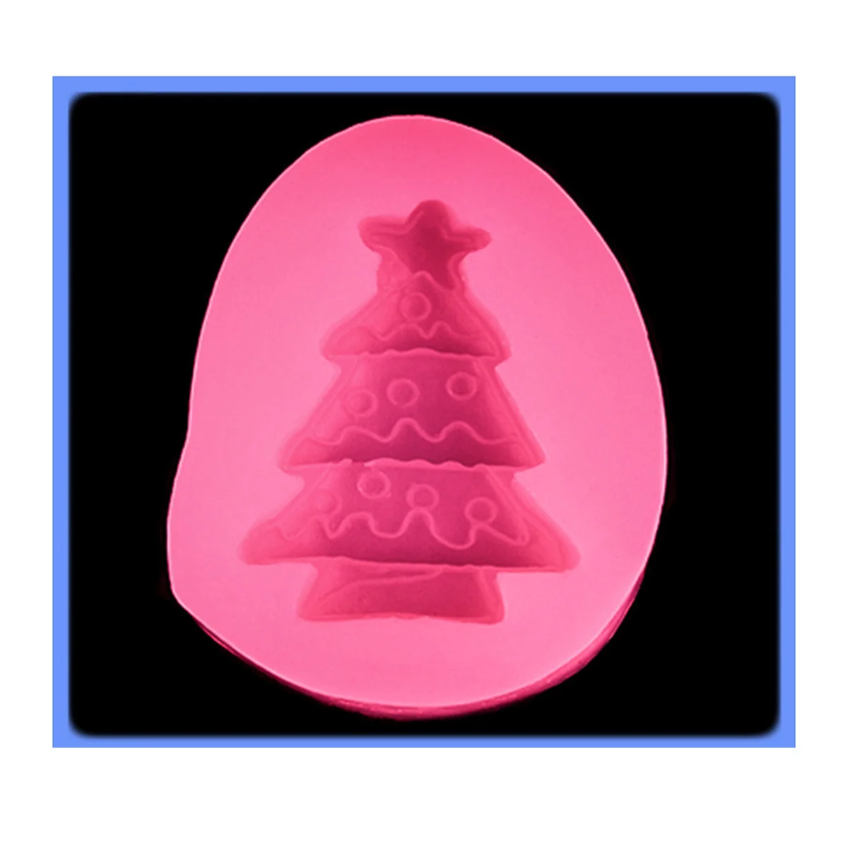 

Silicone Christmas Tree Cake Mold Food Grade Lfgb Flexible Nonstick Eco Friendly Cake Decorating Tool Fondant Chocolate Sugar