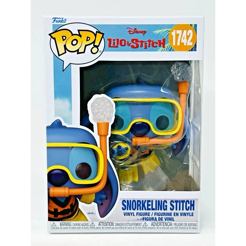 

Genuine Funko Pop Disney Lilo & Stitch Snorkeling Stitch #1742 Vinyl Figure Collectible Model in Stock