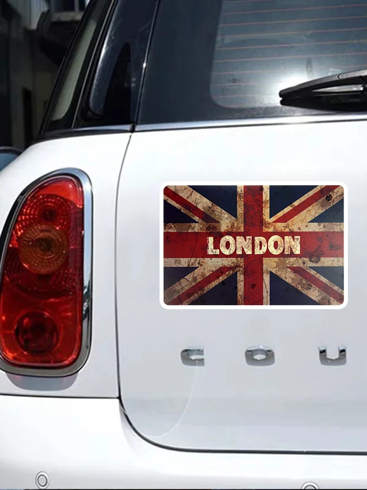 Self-adhesive Decal London 2PCS/Pack Car Sticker Waterproof Auto Decors on Bumper Rear Window Laptop #10854