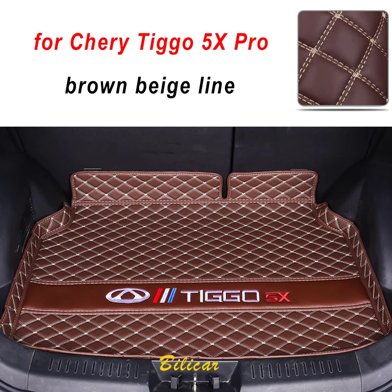 

For Chery Tiggo 5X Pro 2022 2023 Hybrid Accessories High Side Waterproof Car Trunk Mat Custom Car Accessories Auto Decoration