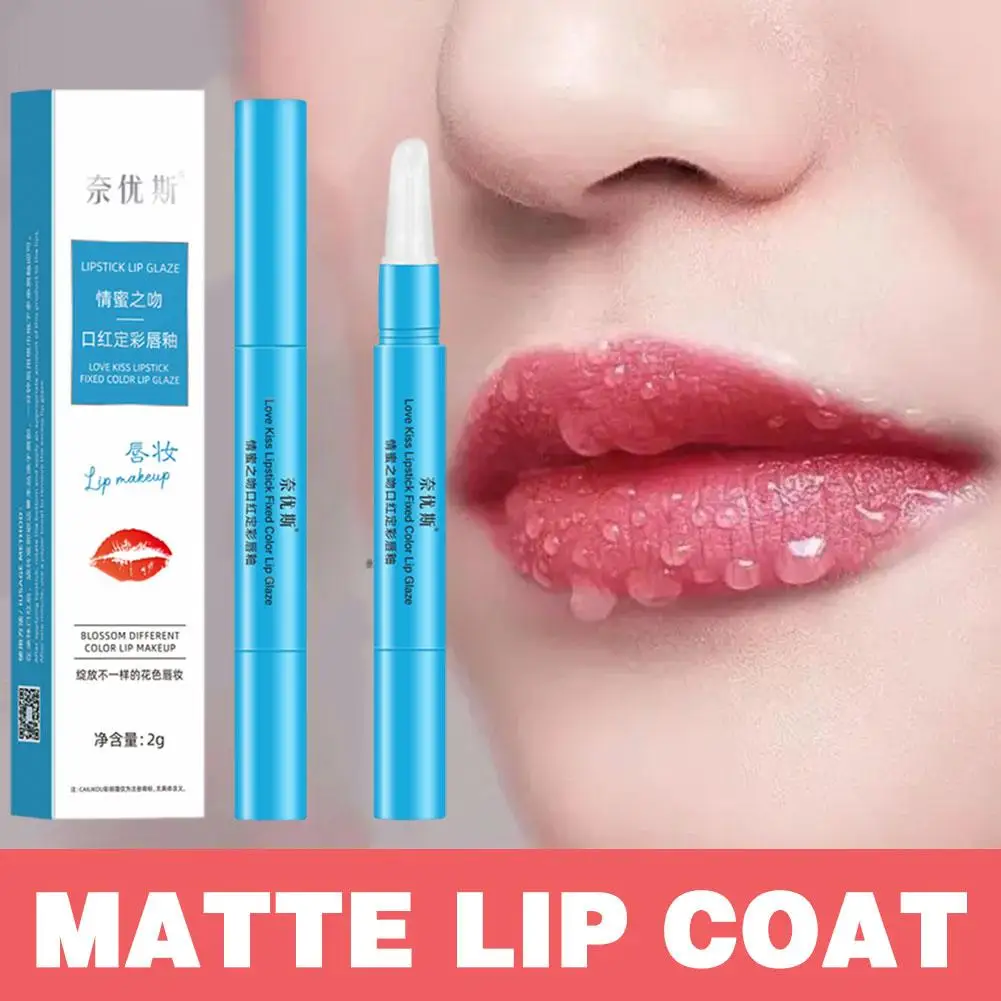 Lápiz labial mate de terciopelo resistente al agua, lápices labiales líquidos antiadherentes de larga duración, maquillaje para mujer, brillo de labios, cosméticos