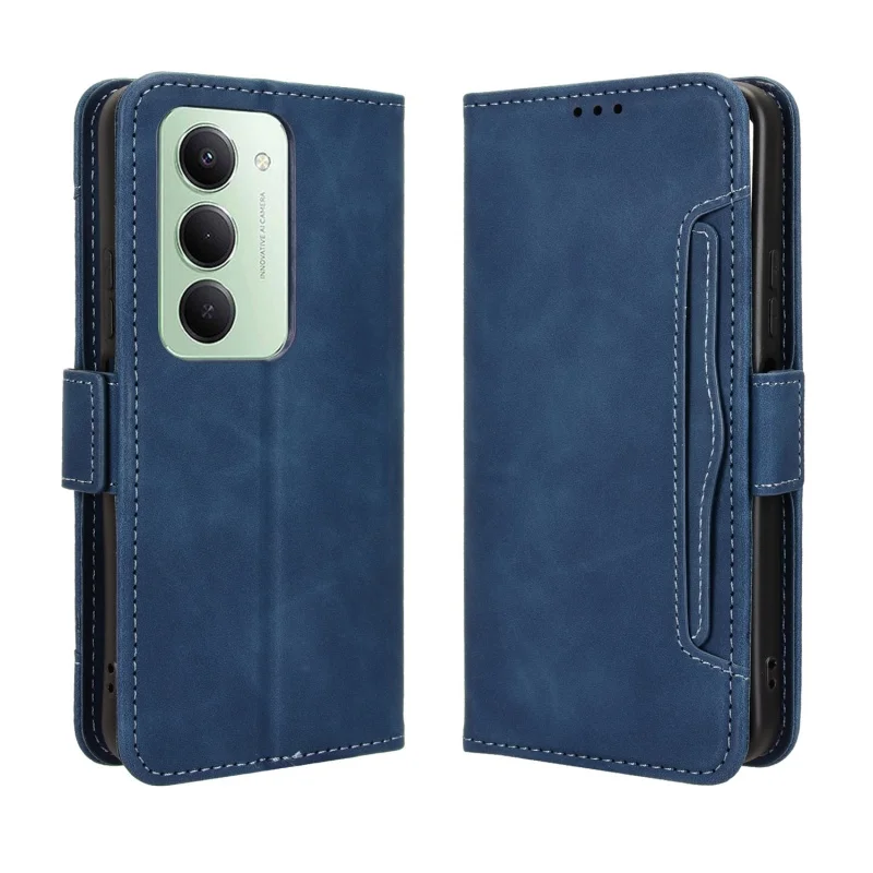 For Redmi 15 4G Case Premium Wallet Leather Flip Multi-card slot Cover For Xiaomi Redmi 15 4G Redmi15 Phone Case