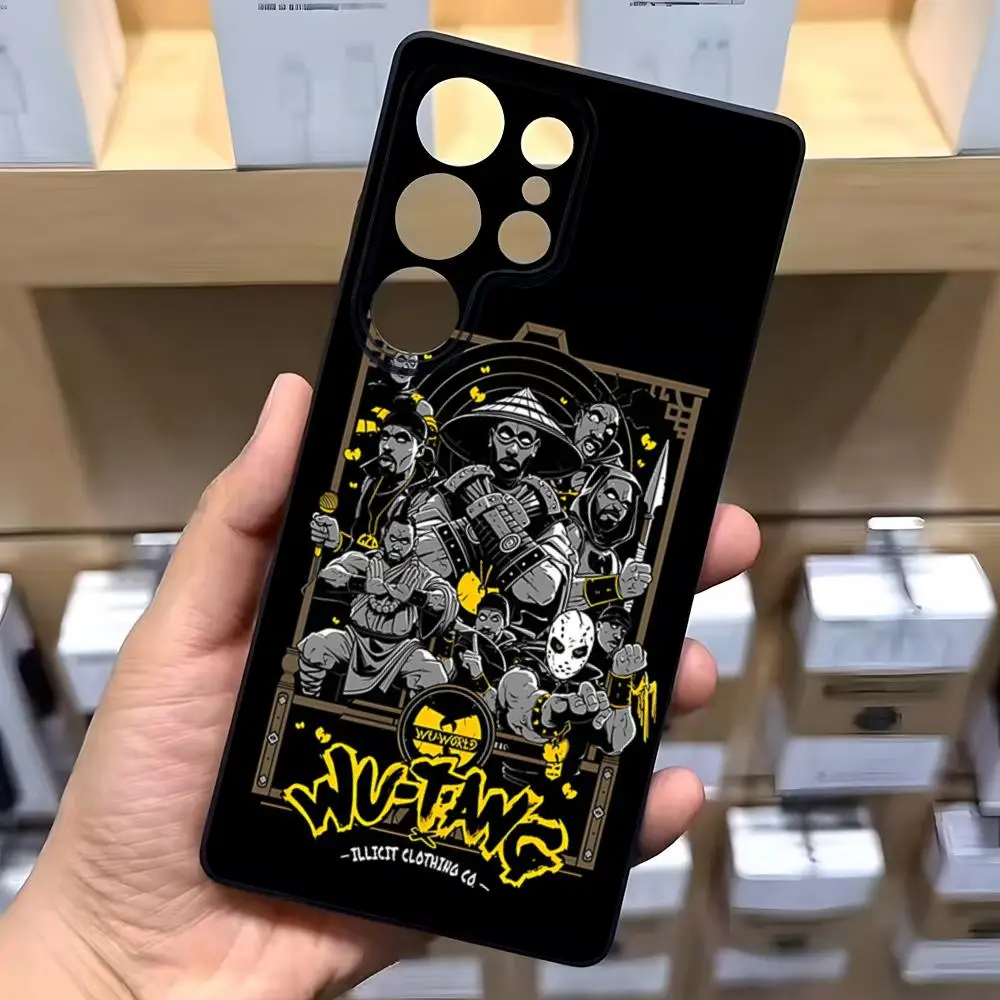 Wu T-Tang Rapper Clan Cassa Del Telefono per Samsung A16 A26 A36 A56 A15 A25 A35 A55 A34 A24 A54 A23 A53Guscio morbido nero