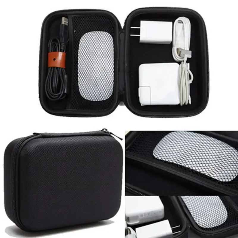 EVA Hard Case For Apple Pencil Mouse Magsafe Power Adapter Carry Case Computer Mouse Storage Bag Computer a