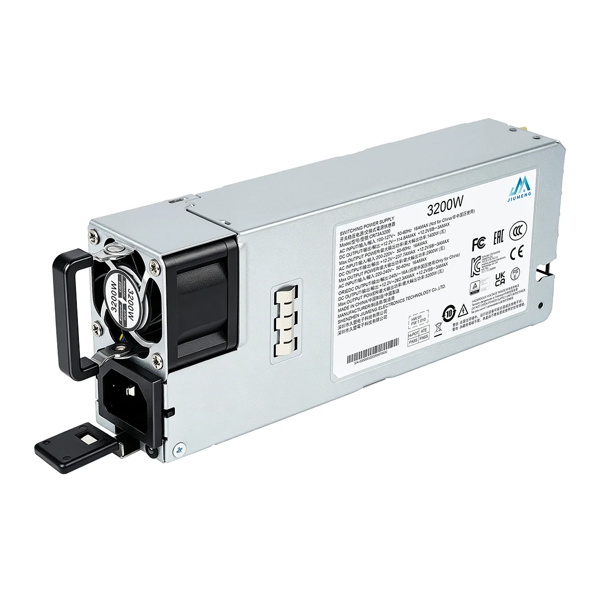 80 Plus Titanium Redundant PSU 3200W CRPS 1+1 Hot Swap Server Power Supply 12V Industrial Data Center In Stock 3-Year Warranty