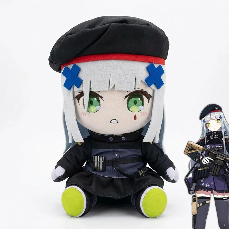 Game Girls Frontline HK416 Cosplay Doll Cartoon Plush Stuffed Cotton Doll Room Decoration