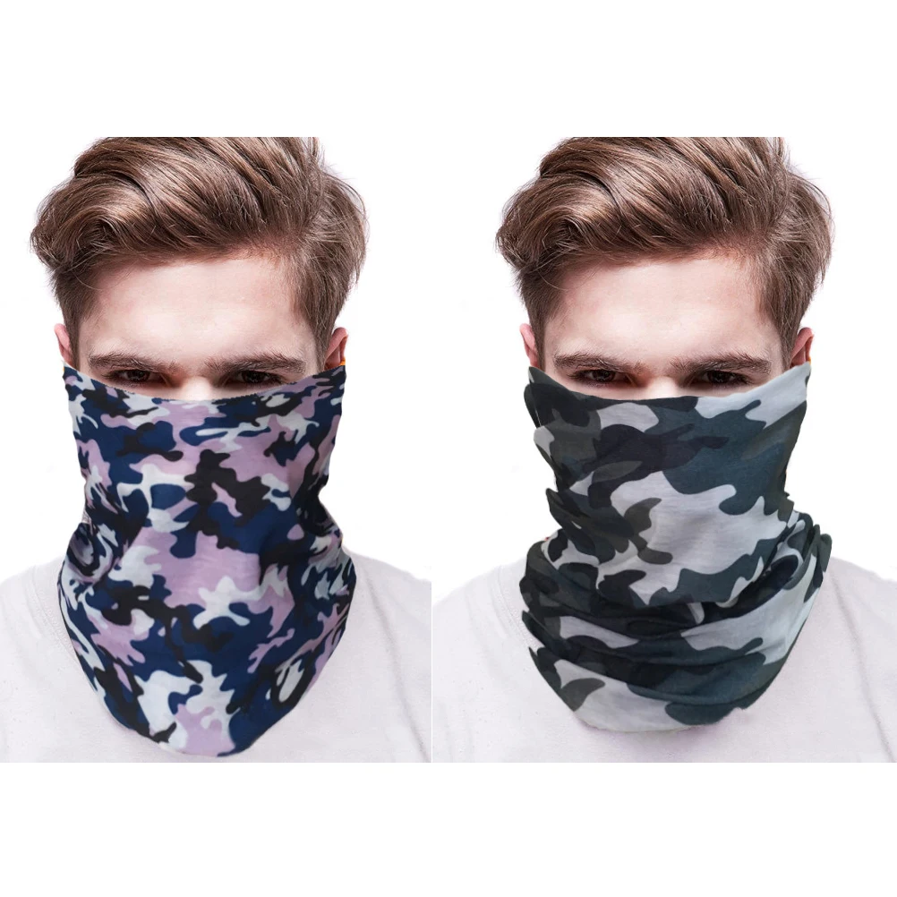 

5Pcs Seamless Multifunction Outdoor Headband Breathable Neck Gaiter Face Mask Cycling Riding Hiking Yoga Scarf
