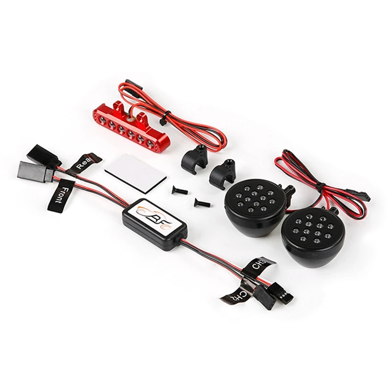 LED Brake Light Kit And Metal Mount For 1/5 Baja 5B SS 2.0 King Motor And Rovan Baja Buggies Include Tail Lightbracket