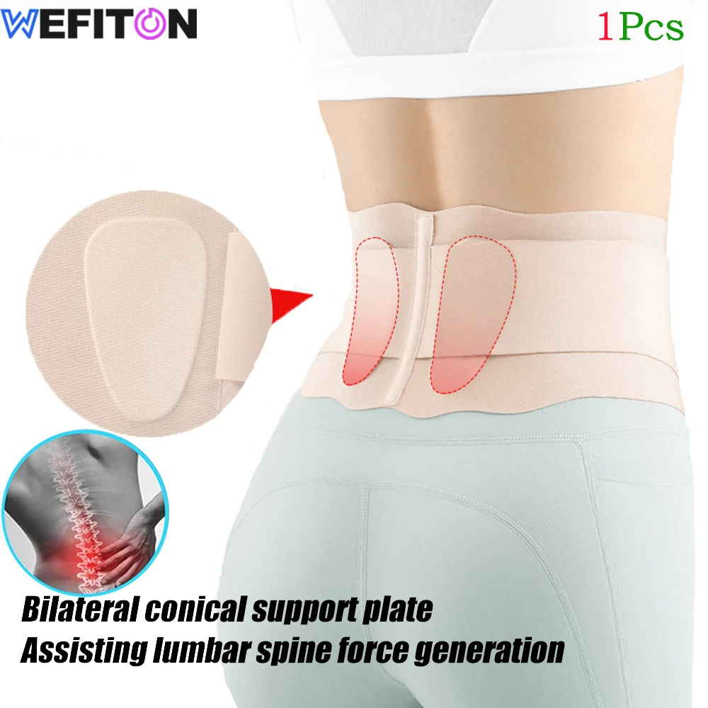 1Pcs Thin Back Braces for Lower Back Pain,Breathable Waist Support Belts for Workout,Lumbar Support Belts for Sciatica,Men Women