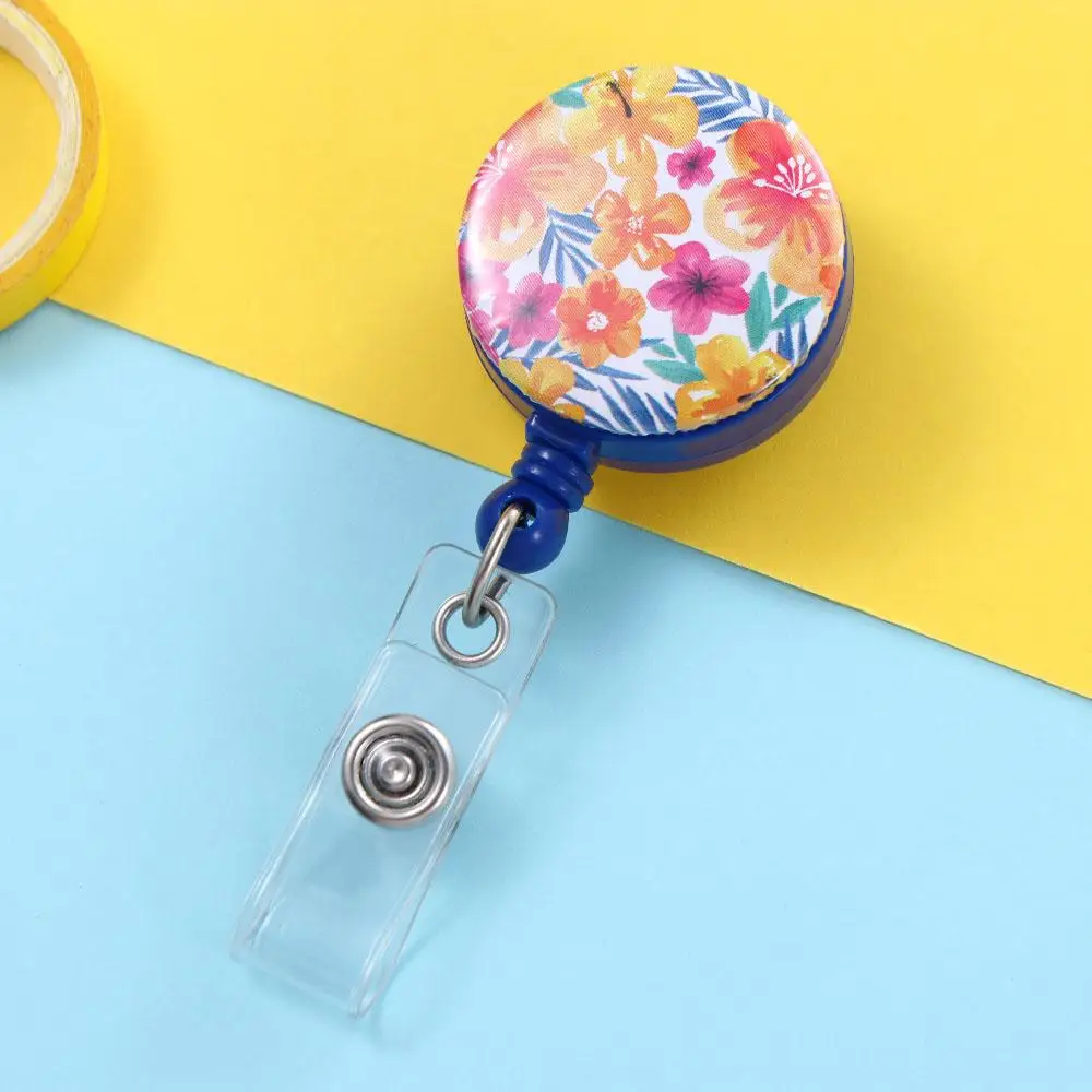 Office Supplies For Hospital ID Card Name Card Employee Name Work Card Clips Badge Holder Nursing Retractable Badge Reel