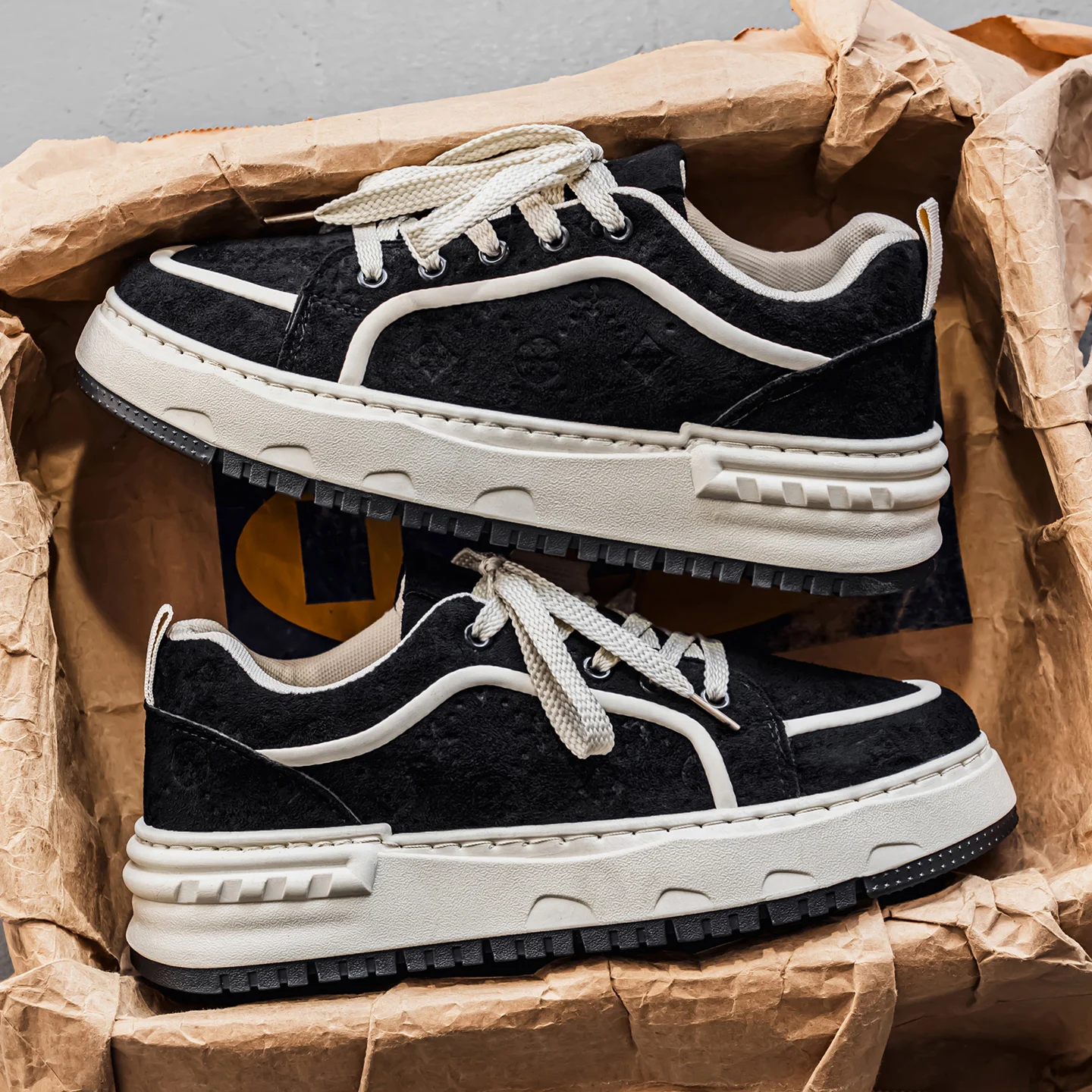 

New Men's Fall Casual Shoes Comfortable Flat Shoes Stylish Outdoor Slip-Resistant Soft Soles Casual Comfortable Flat Sneakers