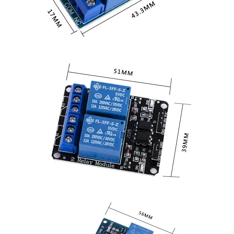Relais 12 V Steuerplatine Modul 5 V Arduino 24 VDC Spannung 24 V Schalter 5 12 24 V DC 5 VDC 12 VDC Rele Rela 220 V Relai Rel Reley – Detail 7