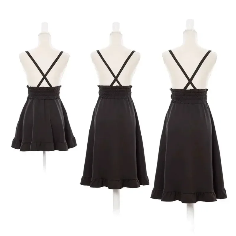 Japanese-Style Mine-Style Detachable Strap High-Looking and Versatile Lolita Skirt Sweet Cute Girls Mid-length Strap Skirt