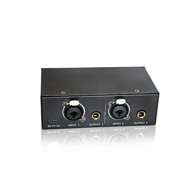 For Suppressor Two In Two Out Rechargeable Microphone Audio KTV Conference Performance Microphone Frequency Shifter