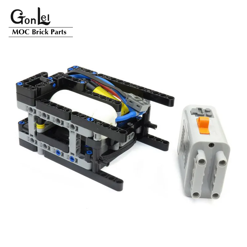 NEW Technical Pneumatics MOC Automatic Motorized Compressor Building Blocks Model DIY Bricks Toys Gifts with Pneumatic Airtank