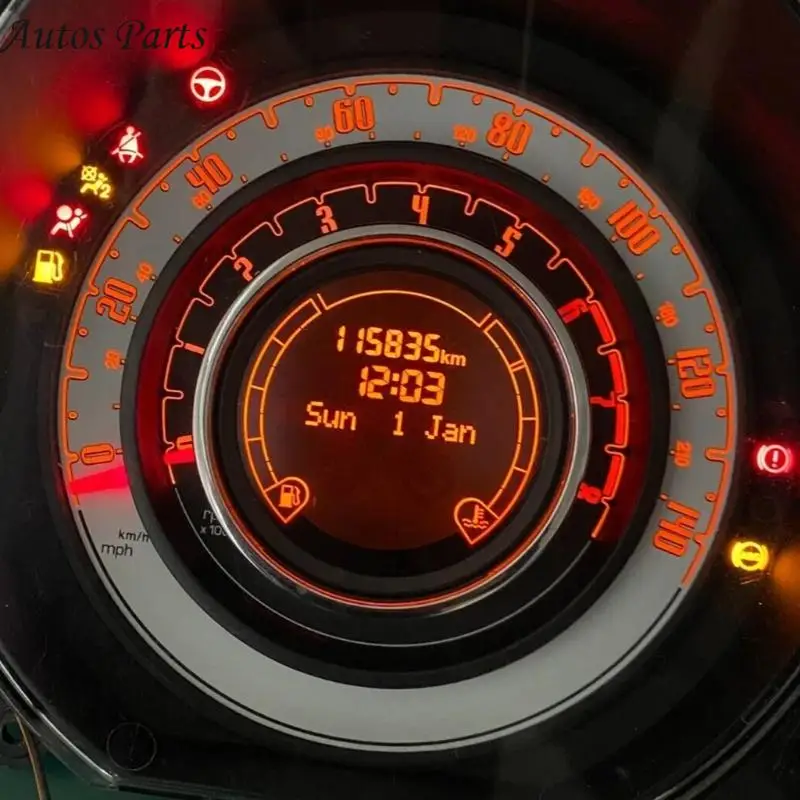 57BA Dashboard LCD Display Screen, COG-VLIT1229B-01 Screen Repair Service Use