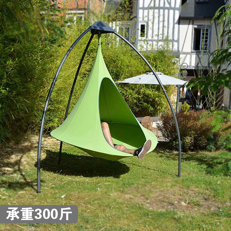 Outdoor camping waterproof leisure hanging sofa tent for many people Butterfly swing hammock hanging chair patio furniture Gift