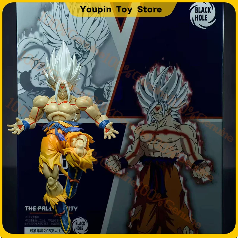 

New Presale Black Hole Studio Dragon Ball Son Goku Action Figure White God Pvc Upper Body Plainface Carving Shf Accessory Toys
