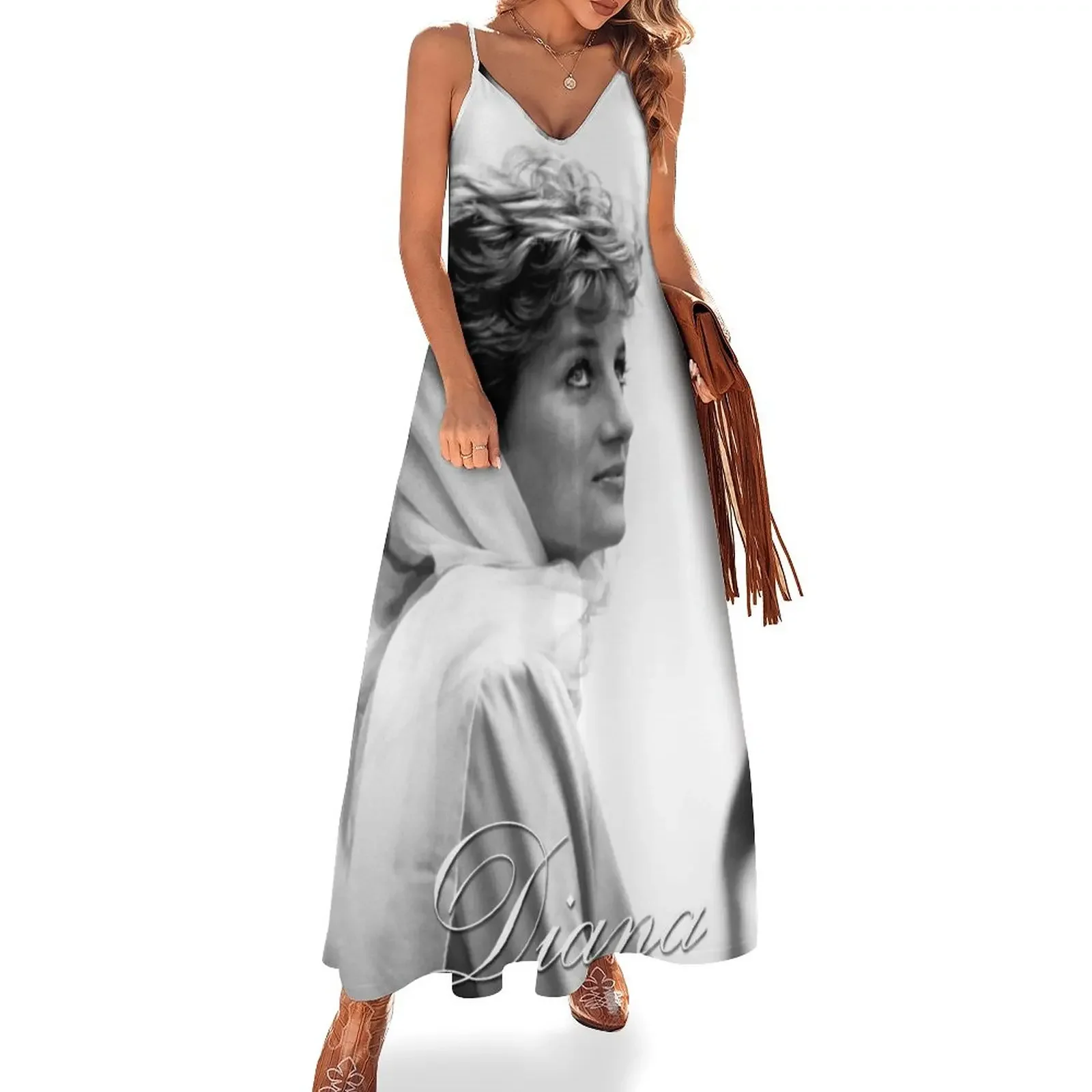 

HRH Princess Diana - Professional Photo Sleeveless Dress Summer dresses for women women's summer dress 2025 clothes