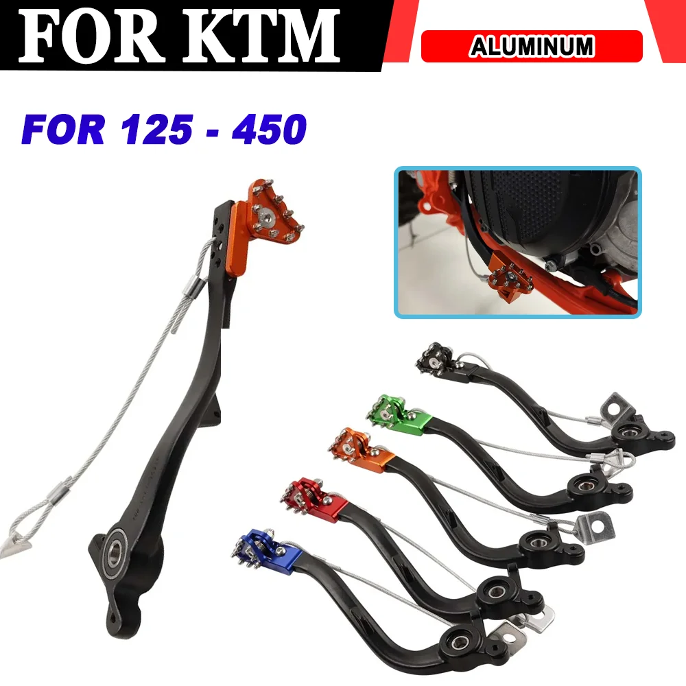 

Motorcycle Accessories Rear Foot Brake Pedal Lever For KTM 125 - 500 XC XCF XCW SX SXF EXC EXCF TPi 6D 2017 - 2024 125 - 450 XC