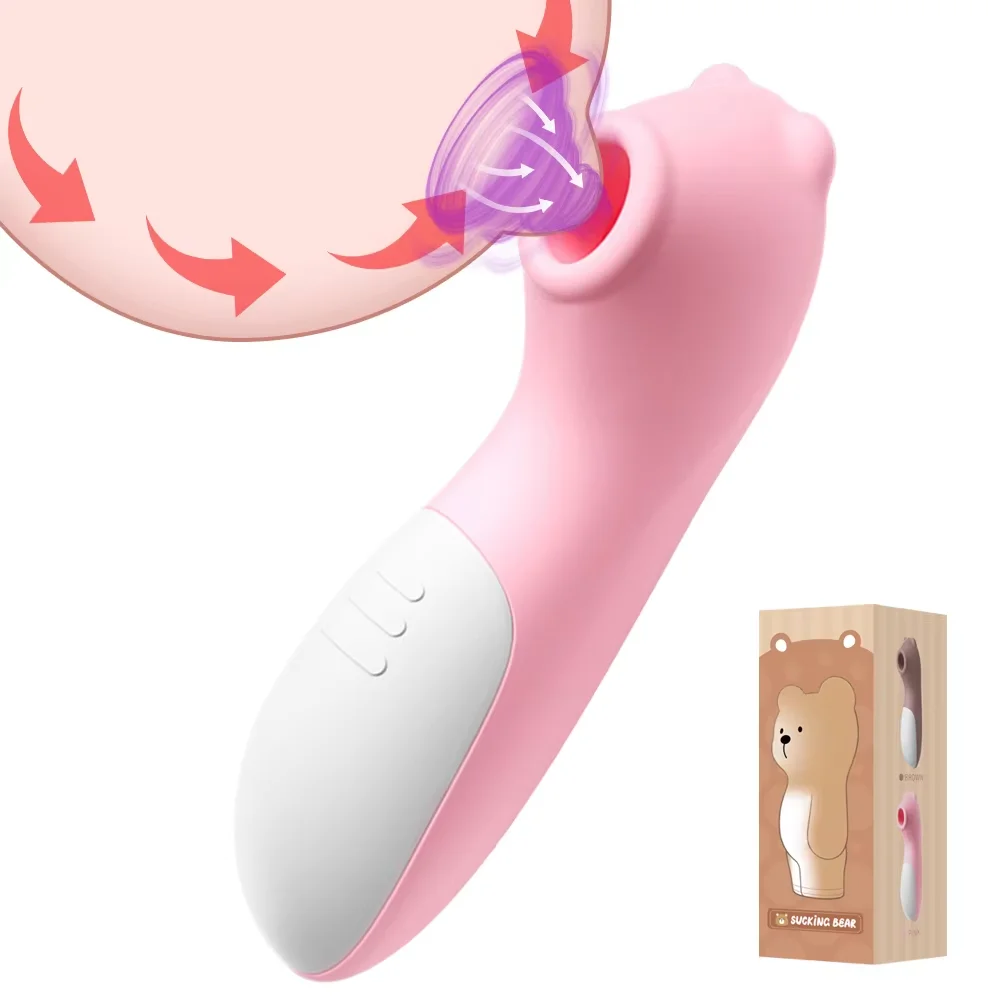 Powerful Clit Sucker Vibrator Tongue Vibrating Nipple Sucking Blowjob Clitoris Stimulator Sex Toys For Women Masturbators