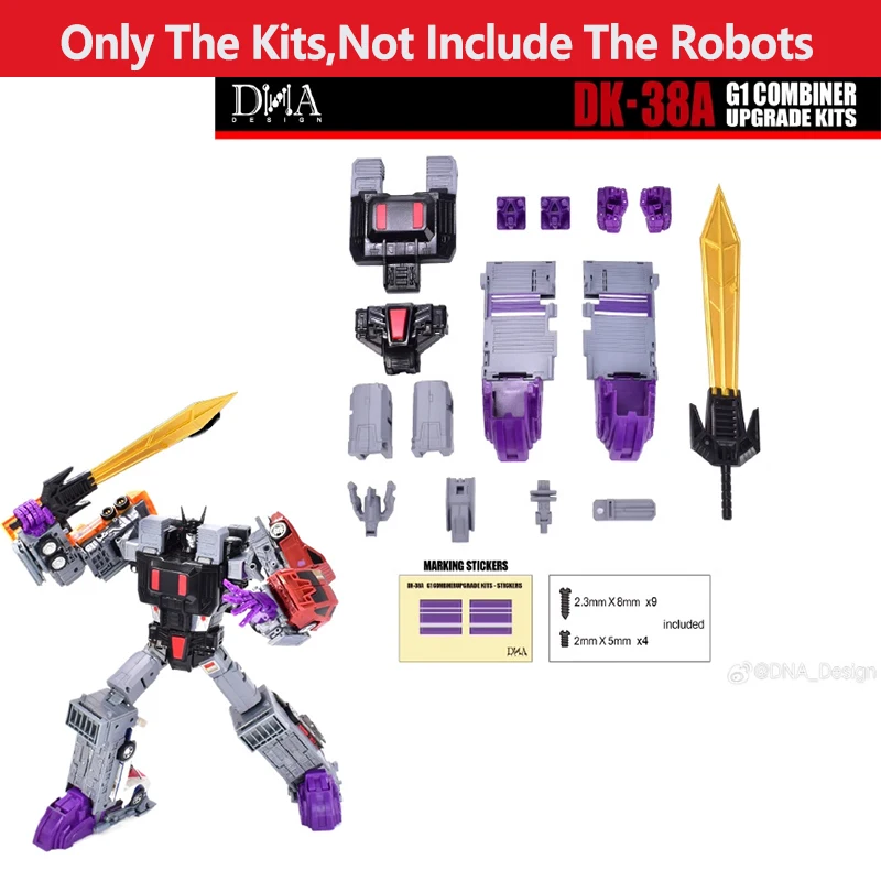 DNA DK-38A / dk38a Japanse versie Legacy Evolution G1 Menasor speelgoedkleurige geschenkdoos accessoire set