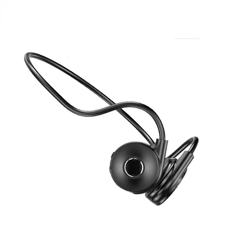 true bone conduction bluetooth headphones binaural hanging ear type sports business waterproof headset