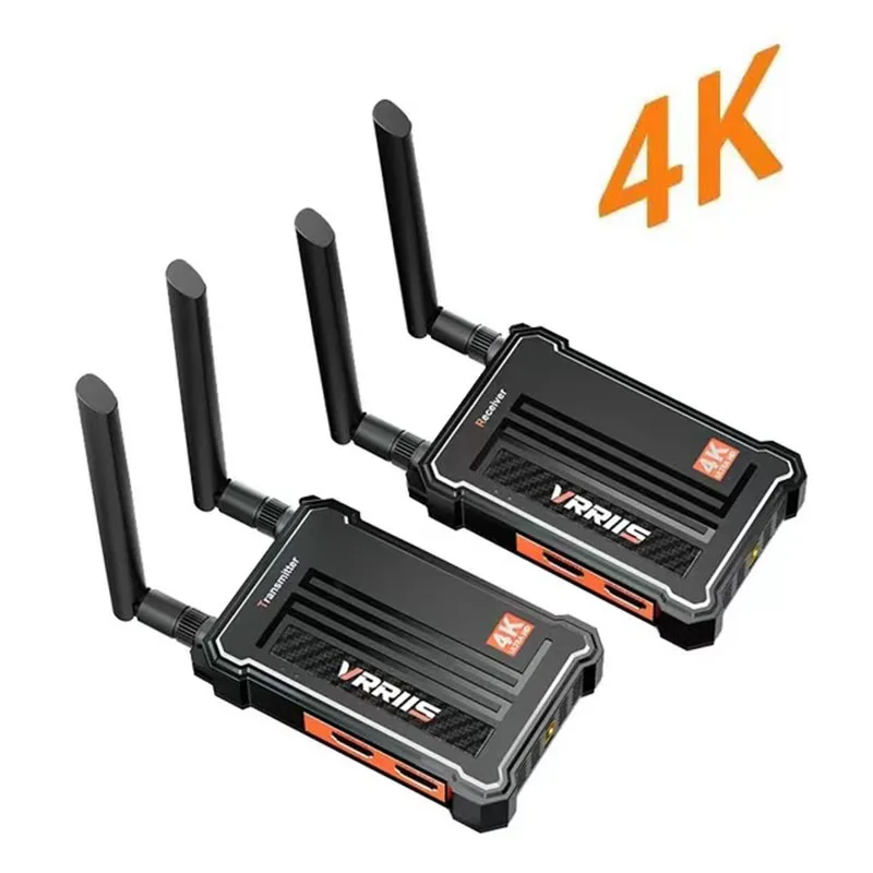 Wireless 4K Extender Dual Display Transmission Share Video Transmitter Receiver for Camera Laptop PC To TV HDMI-compatible